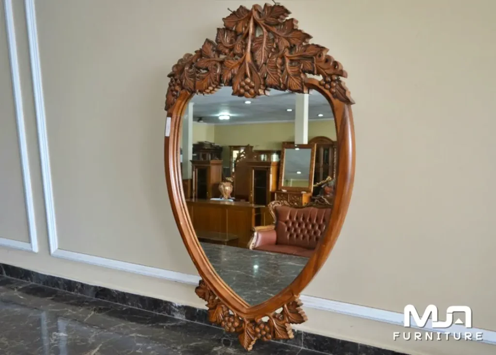 Cermin Hias Dinding Ukiran Anggur Terbaru