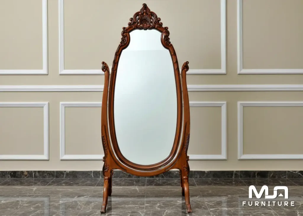 Pigura Cermin Hias Goyang Ukiran Jepara