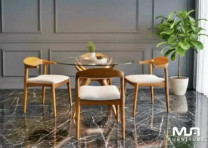 Kursi Meja Cafe Modern Kayu Jati