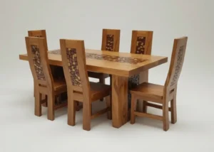 Set Kursi Makan Klasik Jati