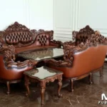 Kursi Tamu Mewah Ukir Relief