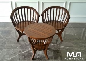 Kursi Teras Jati Mangkok