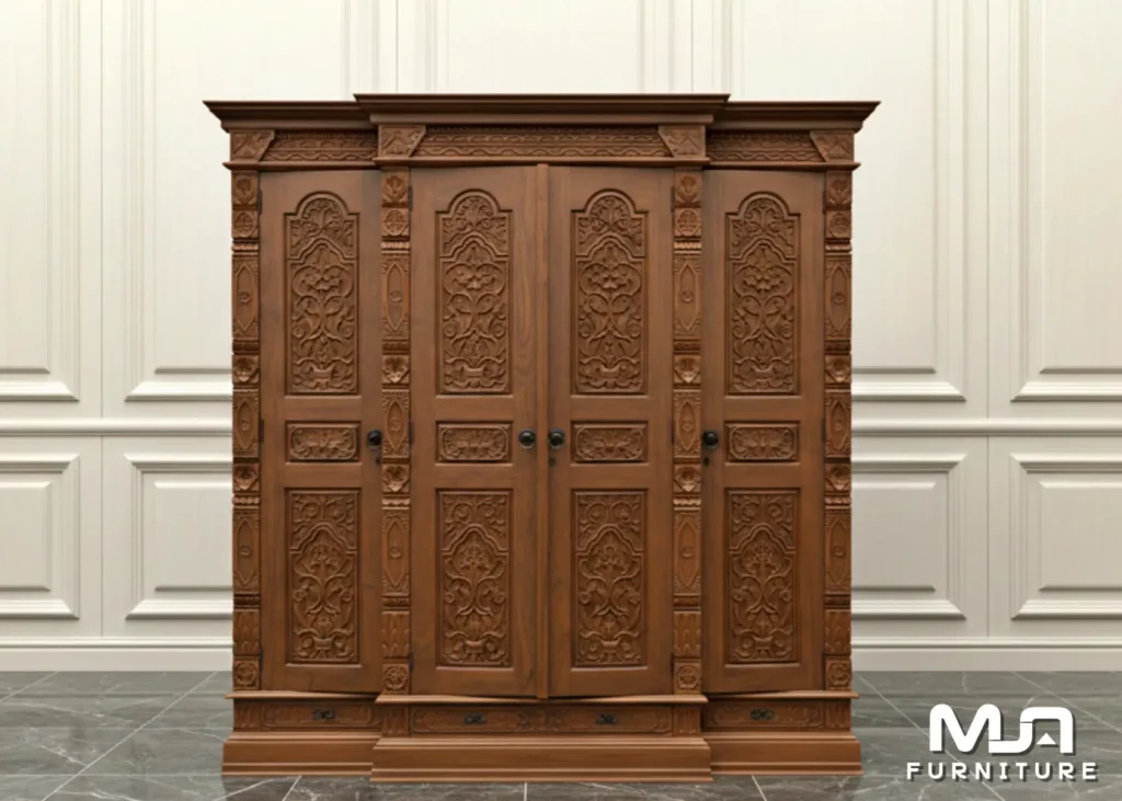 Wardrobe Lemari Ukiran Gebyok Jepara Klasik Jepara Terbaru