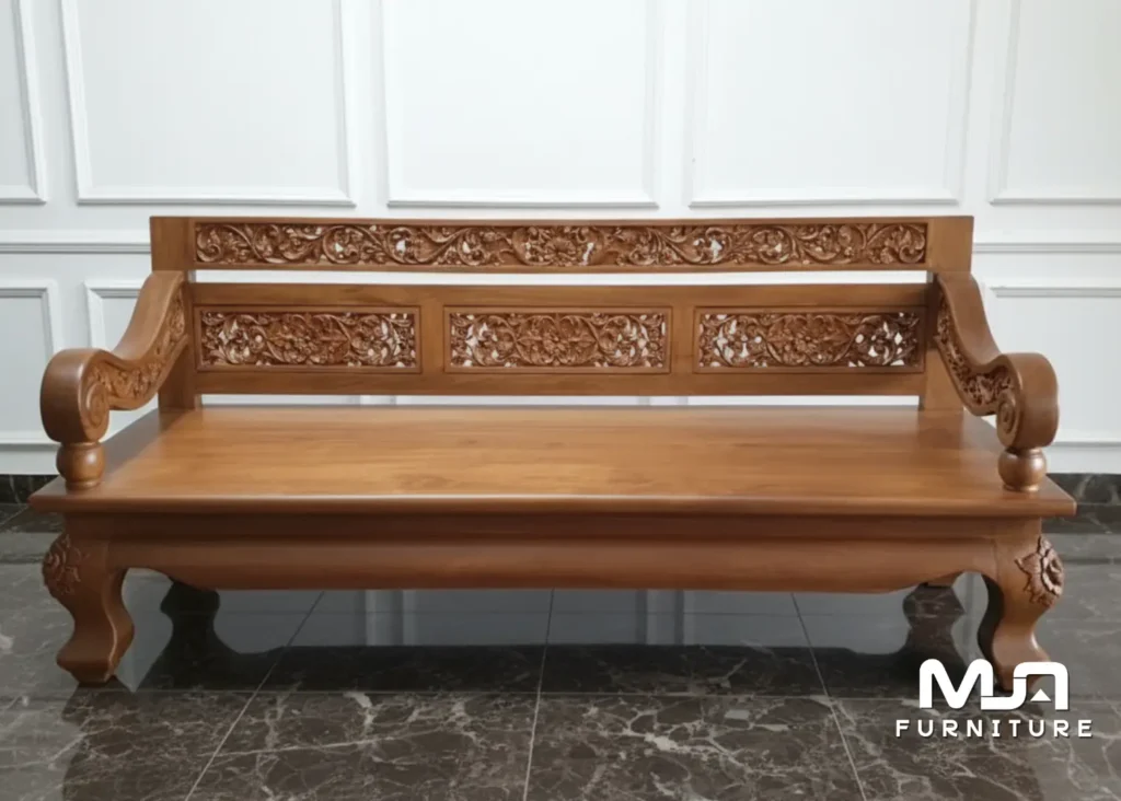 Wooden Bench Bangku Jati Solid Jepara