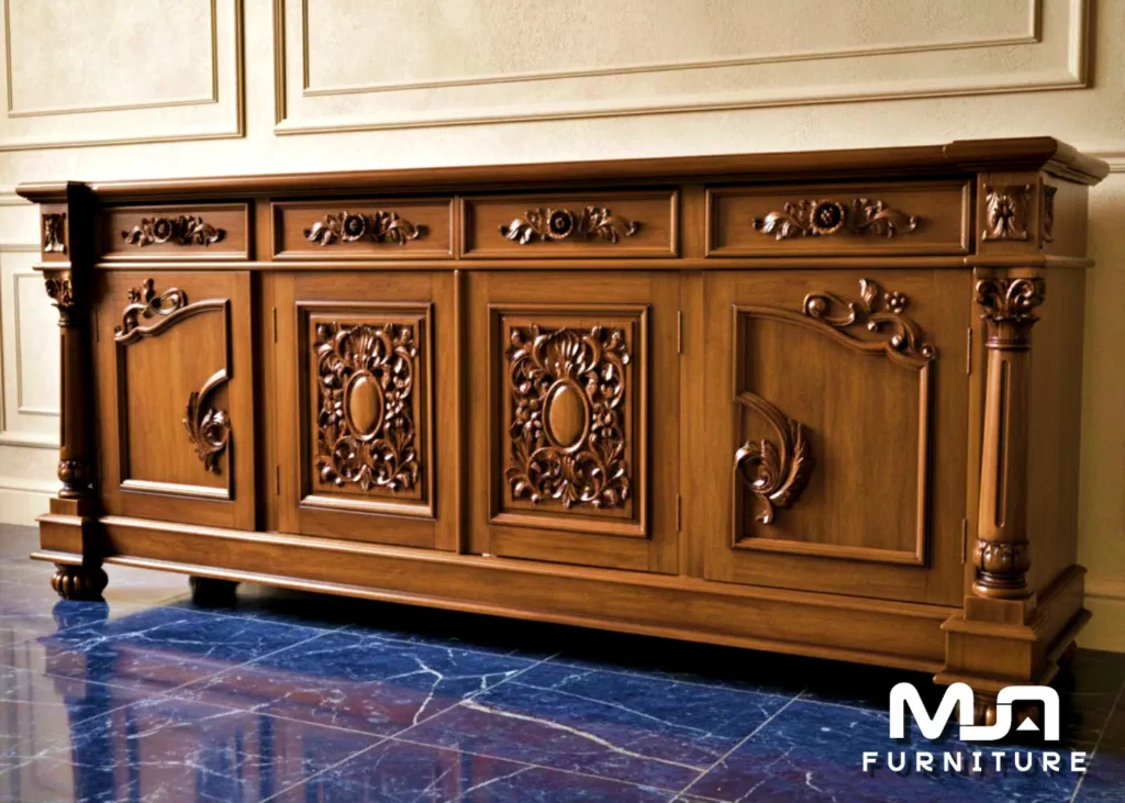 Model Bufet Jati Ukir Jepara Asli Elegan Kokoh Bisa Custom