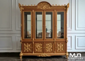 Lemari Pajangan Ukir Klasik