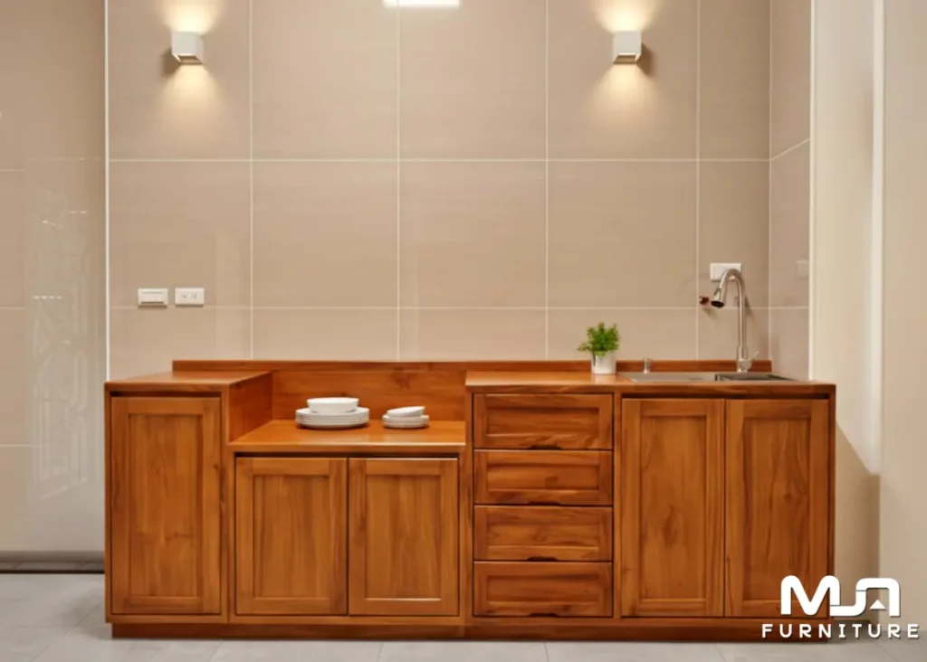 Meja Bufet Wastafel Kayu Jati Jepara Terbaru