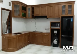 Kitchen Set Kayu Jati Minimalis Terbaru