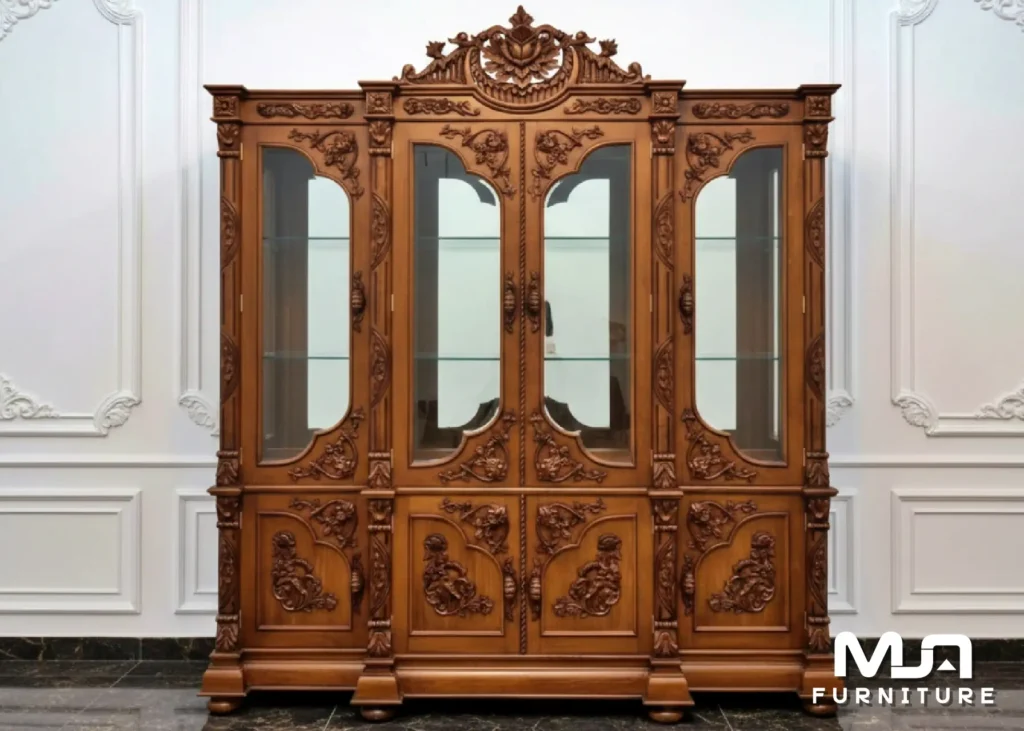 Sale Lemari Hias Ukir Mewah Klasik Jepara