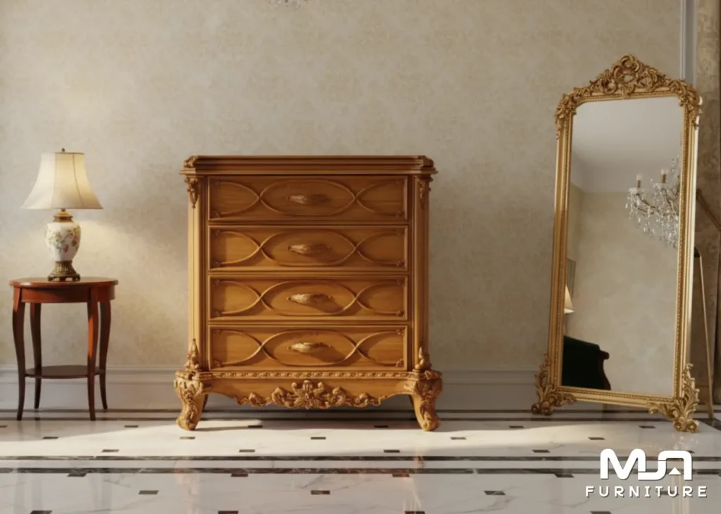 Lemari 4 Laci Model Nakas Ukir Kayu Jati Klasik Minimalis, nakas drawer, nakas jati, nakas jati klasik, nakas ukir, nakas ukir kayu jati, nakas ukir klasik