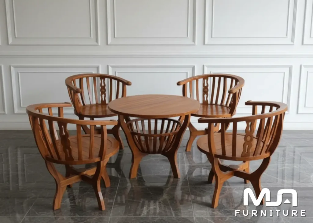 Kursi Teras Mangkok Kayu Jati Jepara