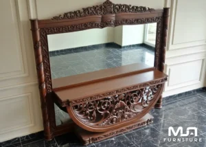 Meja Cermin Mewah