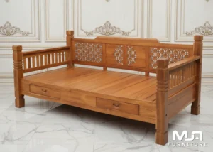 Bale Bale 2 Meter Kayu Jati Minimalis