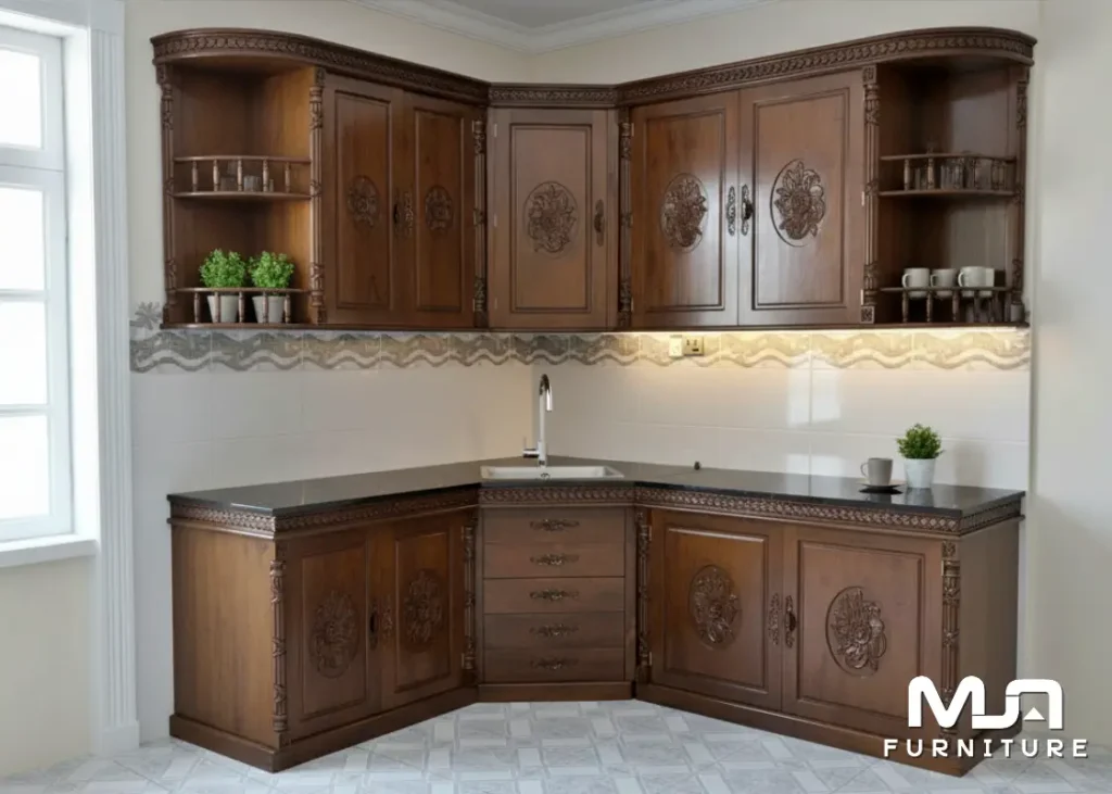 Harga Permeter Kitchen Set Model Ukiran Jati Jepara Terbaru, harga kitchen set kayu, Kitchen Set, kitchen set dapur, kitchen set jati, Kitchen Set Jati Minimalis, kitchen set jati modern, Kitchen Set Minimalis, kitchen set minimalis jepara, Model Kitchen Set Kayu Jati