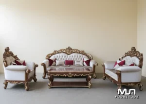 Sofa Kursi Tamu Jati Mewah Elegan Ukiran Jepara Klasik