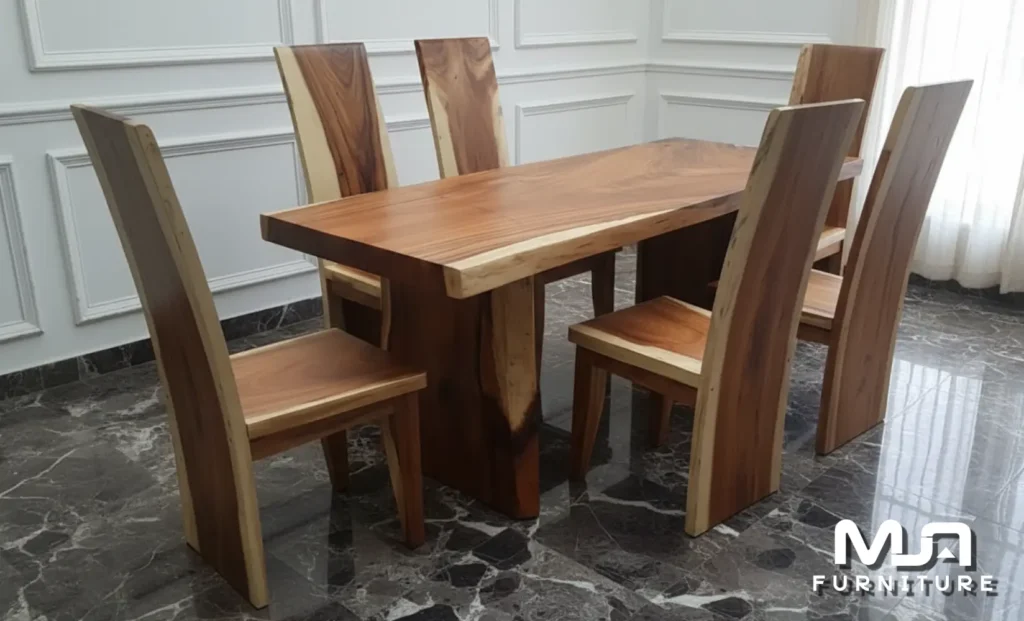 Jual Meja Makan Trembesi Minimalis Natural Jepara, harga meja makan, Meja Kayu Trembesi, Meja kayu trembesi utuh, meja makan, meja makan kayu, Meja Makan Kayu Trembesi, meja makan trembesi, meja trembesi, Meja Trembesi modern, set meja makan