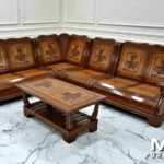 Kursi Tamu Kayu Jati Model Sudut