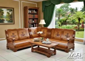 Model Kursi Sudut Ruang Tamu Minimalis