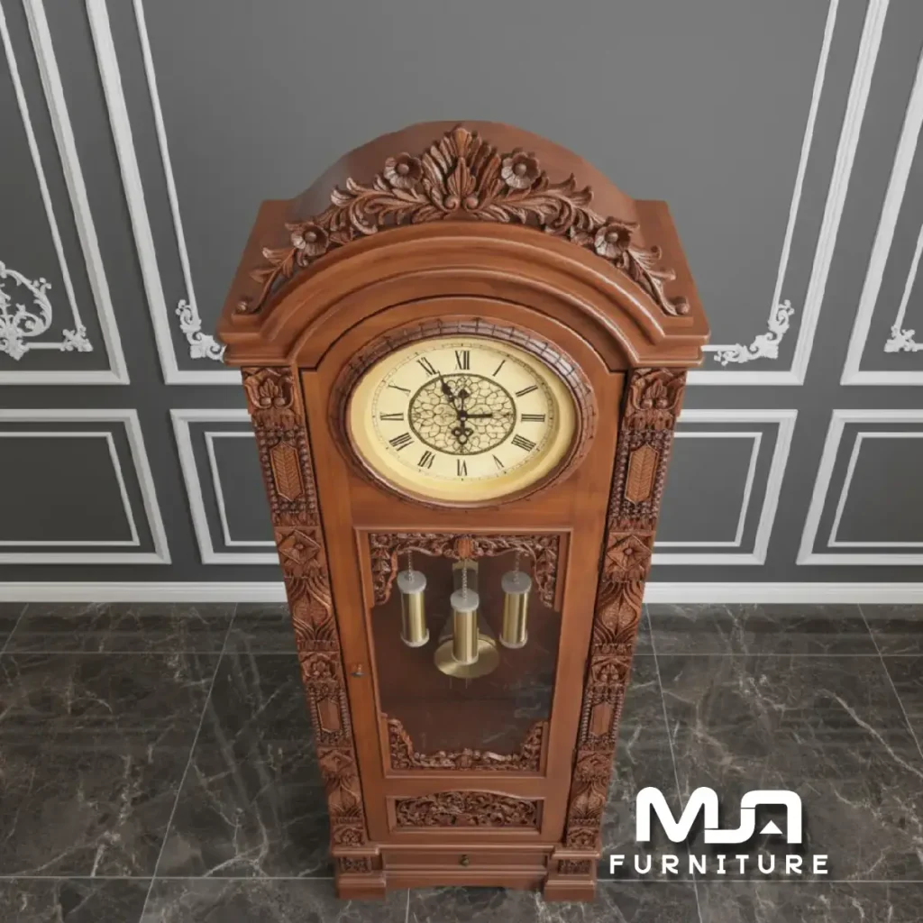 Jual Almari Jam Hias Jati Jepara