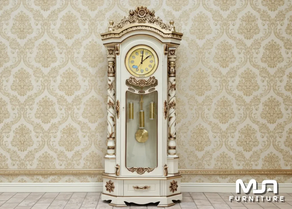 Jual Almari Jam Hias Mewah Klasik Jepara