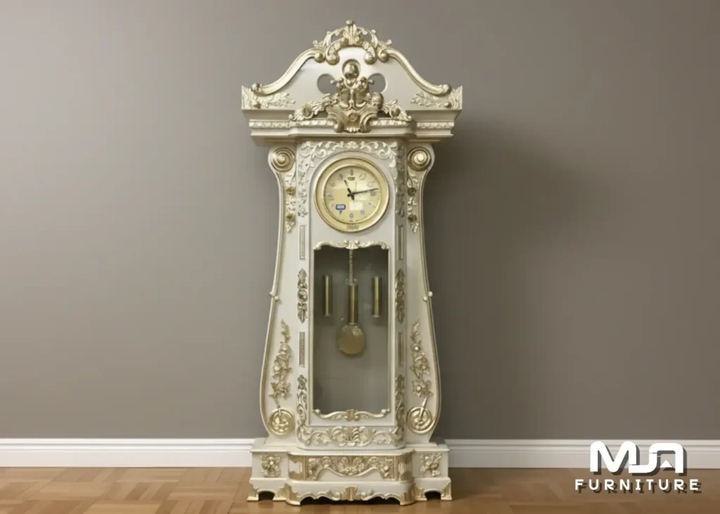 Lemari Jam Hias Mewah Klasik Jepara