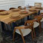 Meja Kursi Makan Kayu Jati Solid Jepara
