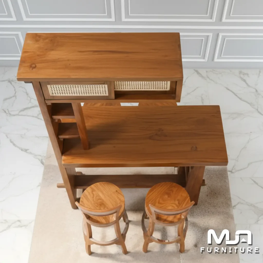 Set Meja Mini Bar Minimalis Cafe Bandung