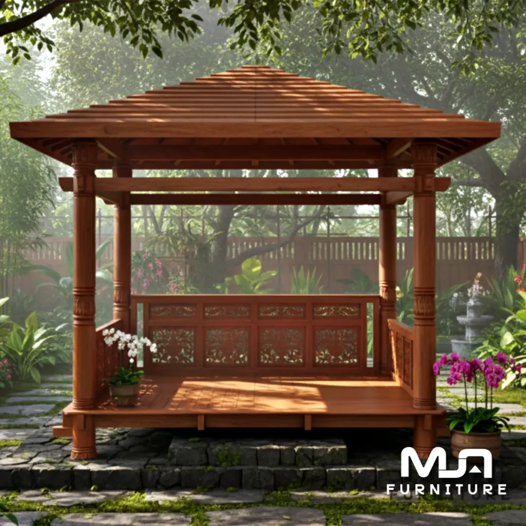 Model Gazebo Taman Belakang Rumah Mebel Asli Jepara, Gazebo, Gazebo kayu, Gazebo minimalis Modern, Model Gazebo terbaru, Gazebo Taman, Gazebo Minimalis dari kayu, Harga Gazebo, Gazebo mewah