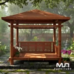 Model Gazebo Taman Belakang Rumah Mebel Asli Jepara