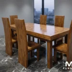 Set Meja Makan Unik 6 Kursi