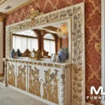 Bufet Klasik Pigura Cermin Mewah Ruangan Sultan