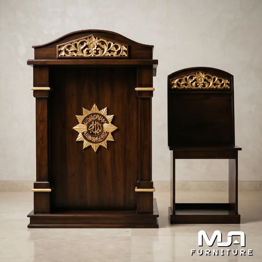 Mimbar Podium Masjid Jati Minimalis
