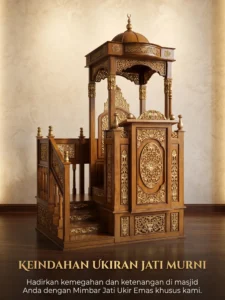 Podium Mimbar Minimalis Masjid Agung