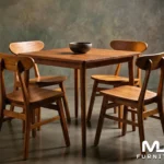 Meja Makan 4 Kursi Cafe Murah Jepara